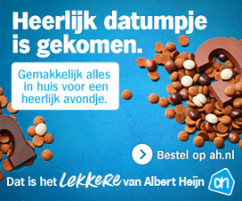 Heerlijk datumpje is gekomen. Bestel op ah.nl